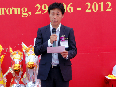 Chairman Shigeru Tsutsumi(general director of Saitama Fuji)